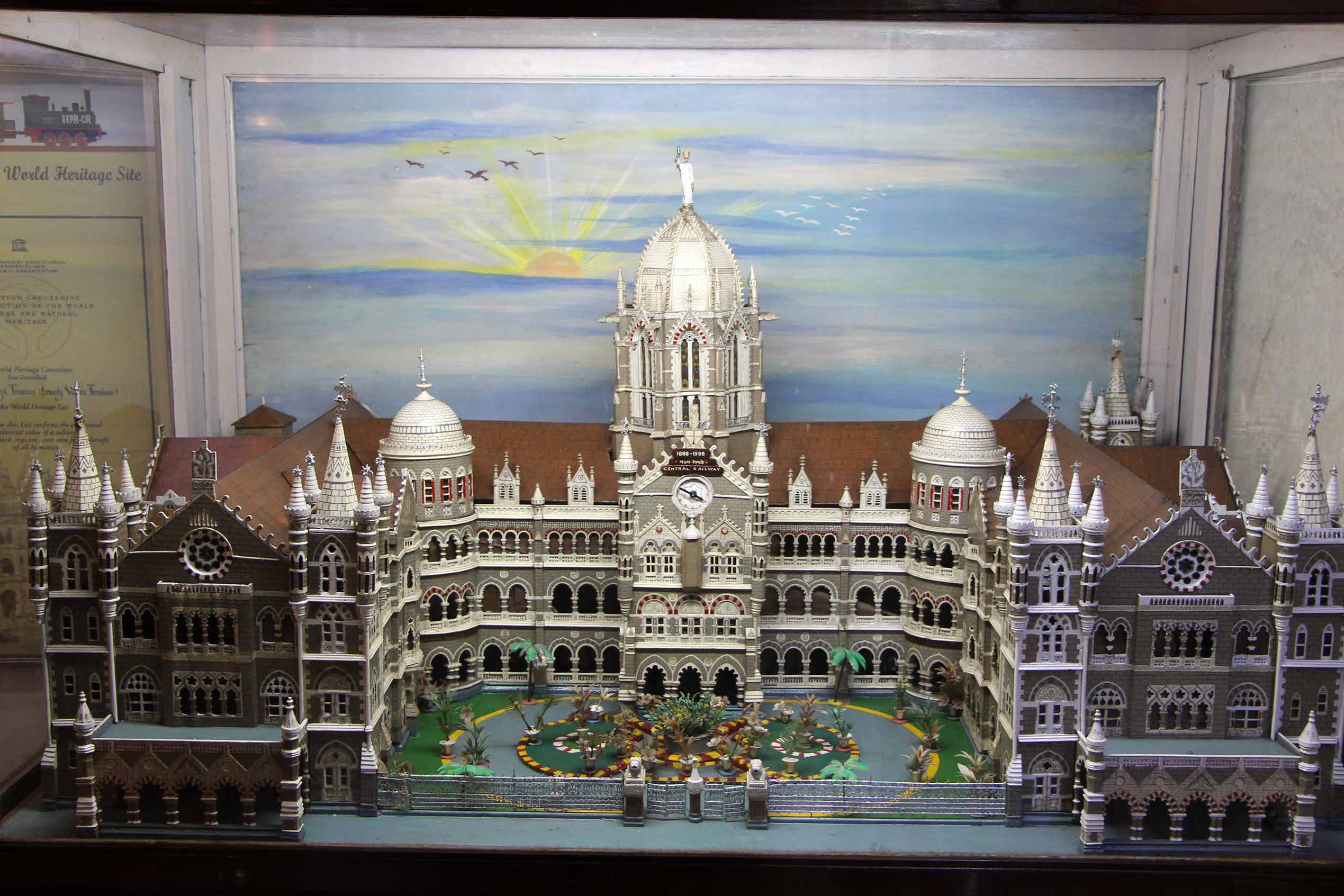 Miniature model of the Chhatrapati Shivaji Terminus Miniature model of the Chhatrapati Shivaji Terminus