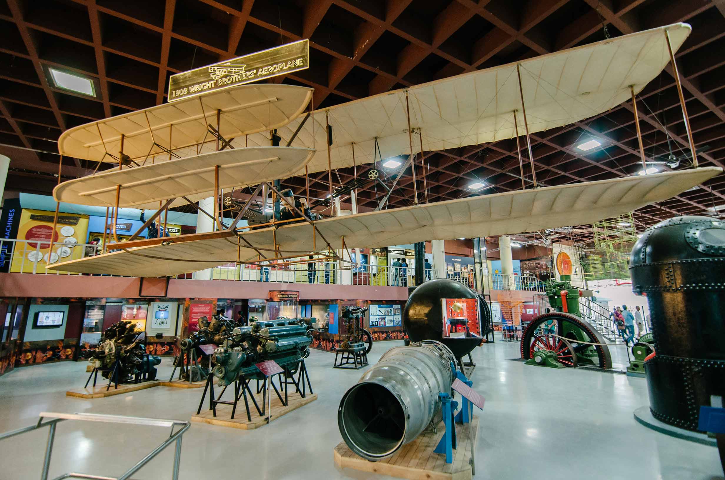 Model of 1903 Wright brothers' aircraft Model of 1903 Wright brothers' aircraft