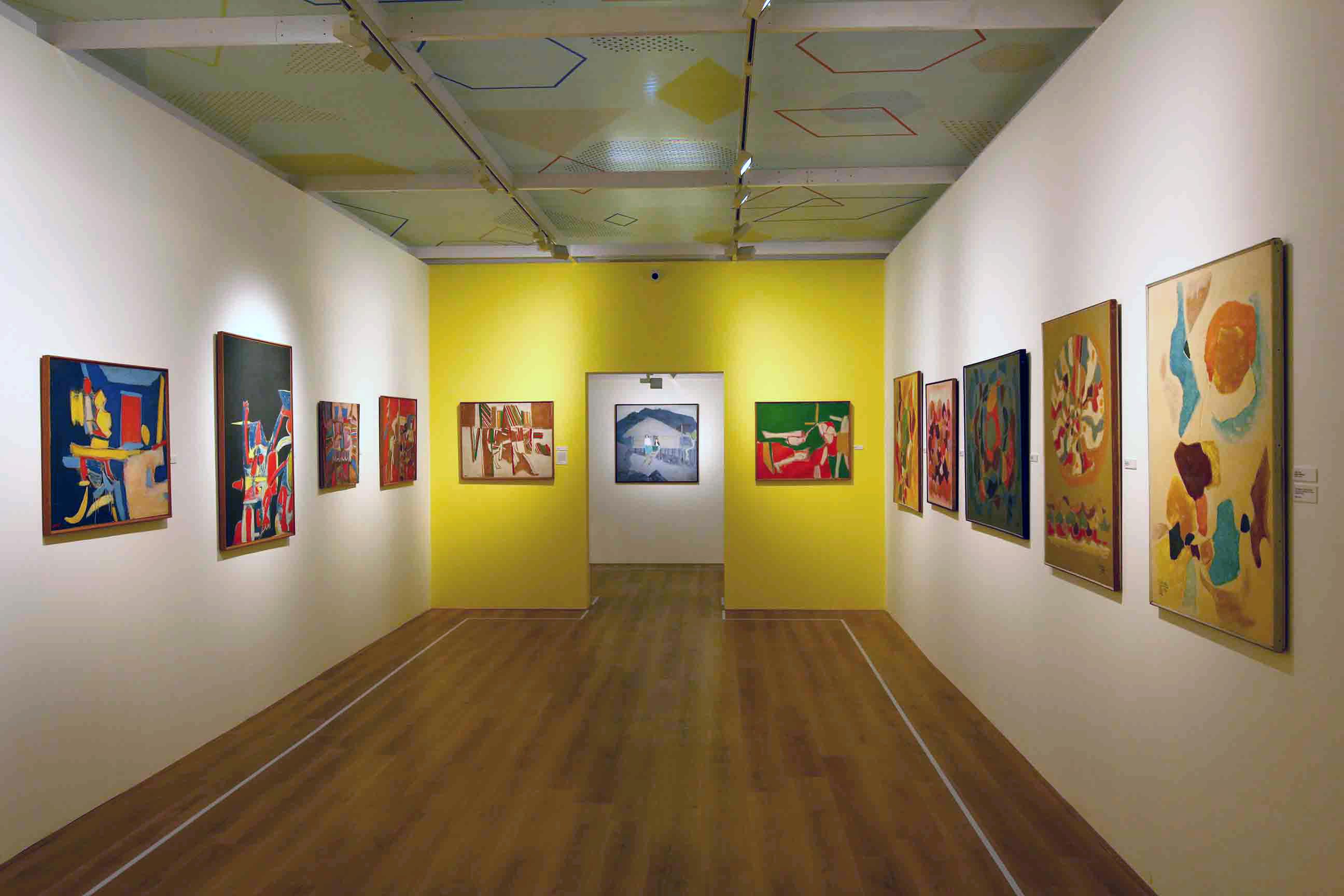 Interior view of the Piramal Art Museum Interior view of the Piramal Art Museum