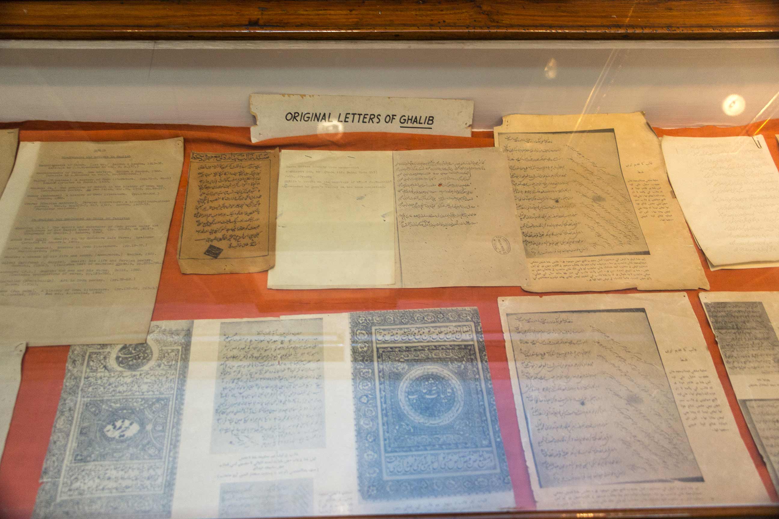 Original letters of Ghalib Original letters of Ghalib